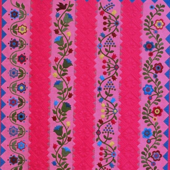 Folk Garden Borders: Machine Appliqu&eacute; Techniques